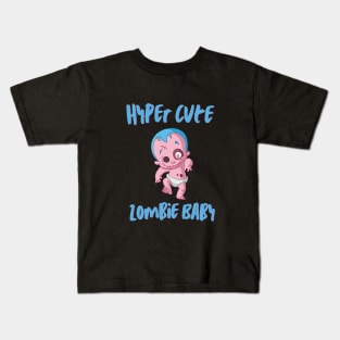 Hyper Zombie Baby Blue Kids T-Shirt